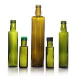 Round 100ml Marasca Glass Oil Bottle With Tamper Evident Cap for sale