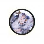Anime Character 3D Puff Patches Printing Merrowed Embroidery Polyester Material for sale