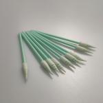 Dust Free PP Stick Cleanroom Foam Swab Spiral Pointed Head