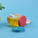 Custom 54mm PET Plastic Beverage Jar For Cool Coffee for sale