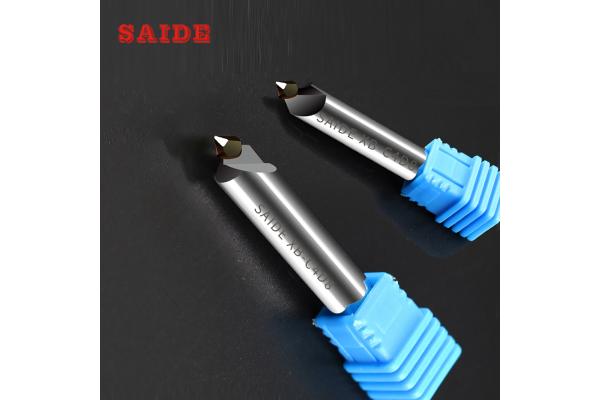 TiCN Coating Engraving Tool For Acrylic , Multipurpose PCD Chamfer Tool