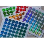 Tamper Evident 3D Custom Holographic Labels For vial Label Box Packaging