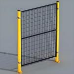 ISO9001 Robot Safety Fence 5FT Workshop Isolation Fence Mesh Metal Machine Guardrail for sale