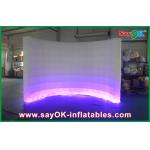 Party Photo Booth White Oxford Cloth Inflatable Photo Booth Waterproof With Led Light for sale