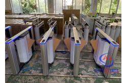 China Swimming Pool Flap Speed Turnstile Gate With Modern Infrared Camera Passage supplier
