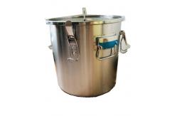 China 304 Honey Bottling Tank Stainless Steel Honey Tank With Four Handles And Seal supplier