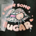 Custom Creative Textile Printing Design Printing By Heating for Clothing