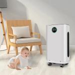 HOMEFISH UV Humidifier Low Noise Air Purifier 430m3/H