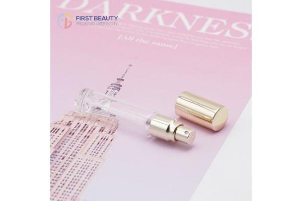 Compact 5ml Perfume Tester Bottle with Screw Sprayer