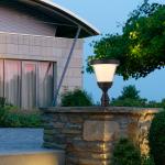 Outdoor Solar Fence Main Gate Pillar 3.2V LED Post Lights Garden Decor for sale