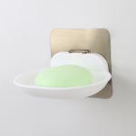 Irregularity Drain Water ABS PVC Plastic Soap Box Double Layer for sale
