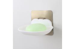 China Irregularity Drain Water ABS PVC Plastic Soap Box Double Layer supplier