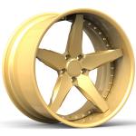 BBF29 Design of the golden pentacle Camaro 21x12 2 Piece Forged Wheels for sale
