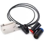 DB25 Lectrosonics Wisycom Audio LTD Receiver DB25 Female Interface Audio Output Dtap XLR 3Pin Power Supply cable for sale