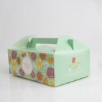 Takeaway cake box packaging with clear window cake disposable box packaging dessert box muffin box packaging for sale