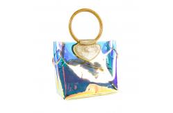 China BPA Free Iridescent Clear Holographic Purse For Women supplier