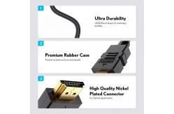 China PVC CCS 18gbps 3m Gold Plated 4k HDMI Cable For Multimedia supplier