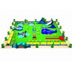 Waterproof Combined Movable Inflatable Water Parks For Backyard / Zoo for sale