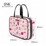 Wholesale Custom Large Capacity Cute Pink Makeup Cosmetic Bag For Girl for sale