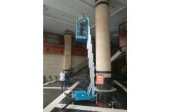 China 10m Electrical Aluminum Work Platform for Repair Lights with 136kg Loading Capacity supplier