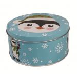 Custom Printed Food Grade Metal Tin Box Candy Cake Storage for sale