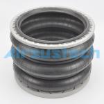 Air Suspension Kits W01-M58-6983 Triple Convoluted Air Bellow Cylinder With Ribbed Neck Aluminum for sale
