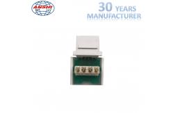 China CAT3 RJ11 90 Degree 6P4C Telephone Keystone Jack 110 IDC With Dust CAP supplier