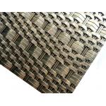 Stainless Steel Woven Wire Fabric , Decorative Architectural Rigid Mesh Facade for sale
