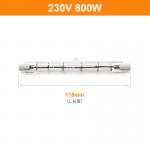 230V 800W R7s Halogen Bulb 118mm Dimmable Double Ended Linear Halogen Lamp