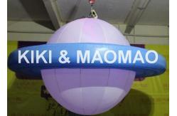 China Globe Helium Balloon Printing Inflatable Moon Balloon LED light Planet Earth supplier