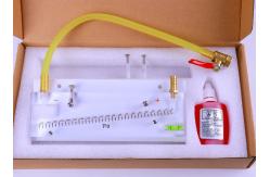 China Red Oil Micro Inclined Tube Manometer Fire Protection Engineering 196mm*84mm supplier