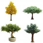 H400cm Landscape Artificial Trees , Artificial Pittosporum For Amusement Park for sale
