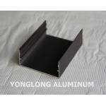 Powder Coated Aluminium Profile For Curtain Wall Frame Champangn , Bronze for sale