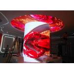 High Brightness 800nits Curved RGB LED Screen For Shopping Mall