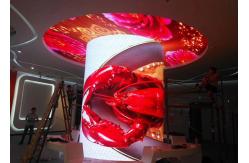 China High Brightness 800nits Curved RGB LED Screen For Shopping Mall supplier
