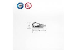 China Brass Cable Gripper With Self Lock Spring Hook Adjustable Wire Gripper supplier