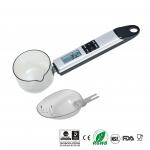 Silver Digital Measuring Spoon , Kitchen Spoon Scale With Replaceable Heads for sale