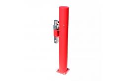 China Light Weight 2.5 Meter Automatic Parking Barrier Gate Dc12v 24v Round Pole supplier