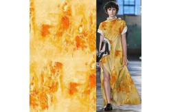 China Soft Hand Feel Viscose Cupro Fabric 150cm Dress Printed Fabric supplier