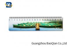 China Study Stationery 3D Lenticular Ruler Customized Shape Beautiful Scenery Pattern supplier