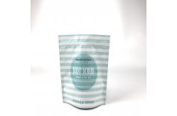 China Zipper Mylar Stand Up Pouches Gravnre Printing For Body Scrub Bath Salt supplier