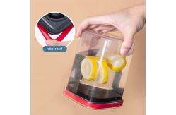 China 5PCS BPA Free 600ml Plastic Food Storage Containers With Airtight Lids supplier