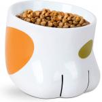 Raised Ceramic Food Water Bowl ABS For Cat Reduce Neck Burden for sale