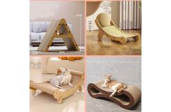 China 100% Recycled Scratching Board Corrugated Paperboard Cat Scratcher Lounge supplier