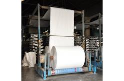 China Stripe Polypropylene Woven Fabric , Plastic PP Woven Sack Fabric Roll supplier