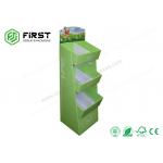 Carton Floor POP Cardboard Paper Shelf Display Stand Custom Logo Printed for sale