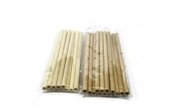 China Custom Bamboo Drinking Straw 100% Natural Biodegradable Minor Caliber 20cm Reusable Straws supplier