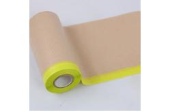 China Wall Covering Adhesive Paint Masking Paper For Floor Protection supplier