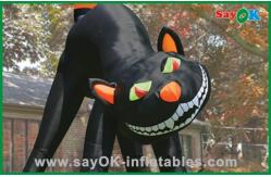 China LED Lighting Inflatable Holiday Decorations Funny Inflatable Halloween Cat supplier