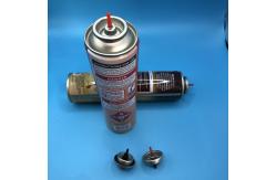 China Cigarette Lighter Gas Refill Connection Valve with Plastic and Metal Stem Material supplier